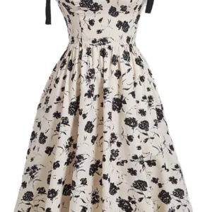 Floral Print Midi Dress