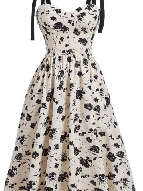 Floral Print Midi Dress