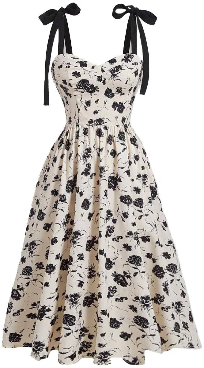 Floral Print Midi Dress